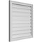 Ekena Millwork Vertical Surface Mount PVC Gable Vent: Functional, w/ 2"W x 1-1/2"P Brickmould Frame, 28"W x 30"H GVPVE28X3002SF - alternate 3